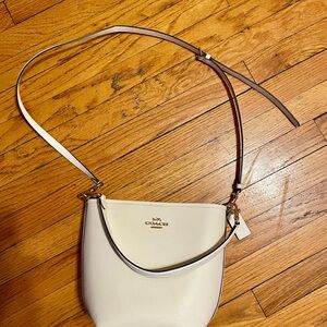 Coach Cream Leather Shoulder Bag City Bucket